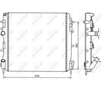 NRF Radiator for Renault Kangoo dCi 65 1.5 Litre December 2001 to Present
