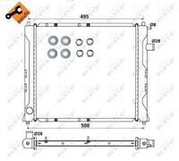 NRF 58107 Engine radiator