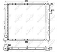 NRF 58107A Engine radiator
