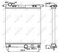 NRF Radiator for Seat Mii Electric EBMA 0.0 Litre January 2020 to Present