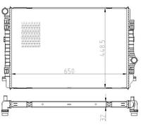 NRF 550081 Engine radiator