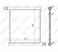 NRF Radiator for Smart Fortwo Electric ME01 0.0 Litre January 2013 to Present