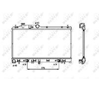 NRF Radiator for Subaru Impreza EJ204 2.0 Litre April 2007 to April 2009