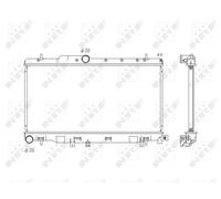 NRF 53823 Engine radiator