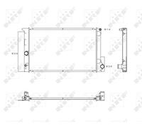 NRF Radiator - 53763