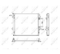 NRF Radiator for Toyota Landcruiser 1KDFTV 3.0 Litre July 2003 to June 2003