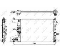 NRF 53142 Engine radiator