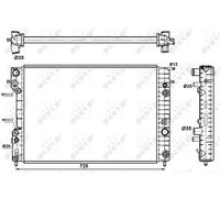 NRF Radiator for Vauxhall Omega V6 Y26SE 2.6 September 2000 to September 2003