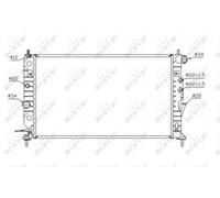 NRF 58288 Engine radiator