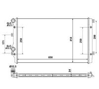 NRF Radiator for VW Scirocco TSi 125 CZCA 1.4 November 2013 to November 2017