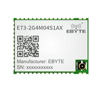 nRF52810 Blue-tooth Module BLE 4.2/5.0 2.4GHz Transmitter Receiver E73-2G4M04S1AX 4dBm Low Power Transceiver IPEX I/O UAV for Smart Home, Security System, Remote Control, Auto Industry