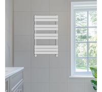 NRG 1000 x 600mm Designer Flat Panel Heated Towel Rail Radiator Chrome
