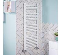NRG 1150x500 Straight Central Heating Towel Rail Bathroom Heated Rad Radiator White