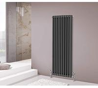 NRG 1500 x 470mm Traditional 2 Column Radiators Vertical Central Heating Cast Iron Rads for Bathroom Living Room and Kitchen