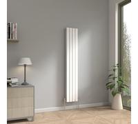 NRG 1600 x 272mm Vertical Radiator Gloss White Double Flat Panel