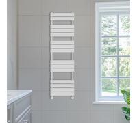 NRG 1600 x 450 mm Designer Flat Panel Heated Towel Rail Radiator Chrome Bathroom Radiator