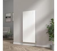 NRG 1600 x 680mm Bathroom Vertical Radiator Gloss White Single Flat Panel Tall Upright Central Heating Rad