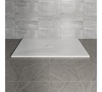 NRG 1600x1000mm White SMC Rectangle Shower Tray Slip-Resistance Bathroom Shower Enclosure Base Tray