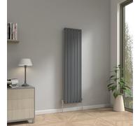 NRG 1600x408mm Vertical Column Designer Radiator Single Flat Panel Heater
