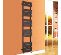 NRG 1600x450 Flat Panel Heated Towel Rail Bathroom Rad Radiator Anthracite for Living Room and Kitchen