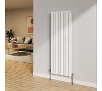 NRG 1600x544mm Gloss White Radiator Vertical Flat Panel Bathroom Double Rad