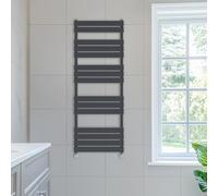 NRG 1600x600 Flat Panel Heated Towel Rail Radiators Bathroom Rad Radiator Anthracite