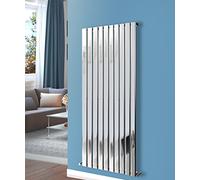 NRG 1600x680 Vertical Flat Panel Designer Radiators Central Heating Rad Chrome