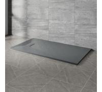 NRG 1600x800mm SMC Rectangle Shower Tray Anthracite Bathroom Shower Base