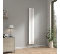 NRG 1800 x 272mm Vertical Radiator Gloss White Double Flat Panel