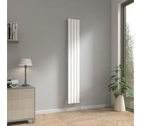NRG 1800 x 272mm Vertical Radiator Gloss White Single Flat Panel