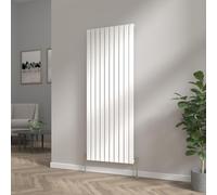 NRG 1800x680 Vertical Flat Panel Designer Radiator Bathroom Central Heating Rad Single Column Gloss White