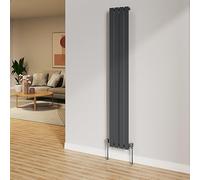 NRG 1800x272mm Anthracite Radiator Vertical Flat Panel Single Radiator