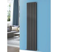 NRG 1800x408 Vertical Flat Panel Designer Radiators Central Heating Rad Double Column Anthracite