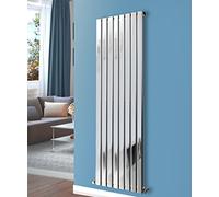 NRG 1800x544 Flat Panel Radiator Central Heating Radiators Single Column Chrome