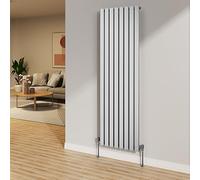 NRG 1800x544mm Chrome Radiator Vertical Single Flat Panel Central Heating