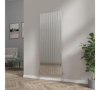 NRG 1800x680 Vertical Flat Panel Designer Radiators Central Heating Rad Chrome