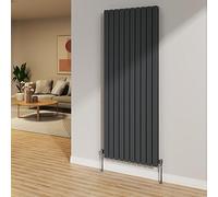 NRG 1800x680mm Anthracite Radiator Vertical Flat Panel Bathroom Double Rad
