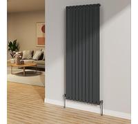NRG 1800x680mm Anthracite Radiator Vertical Flat Panel Single Radiator