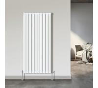 NRG 1800x680mm Double Flat Panel Designer Tall Vertical Radiator Central Heating White