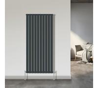 NRG 1800x680mm Single Flat Panel Designer Tall Vertical Radiator Central Heating Anthracite