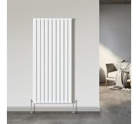 NRG 1800x680mm Single Flat Panel Vertical Radiator White