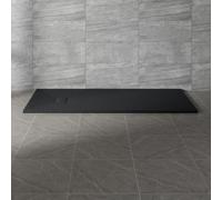 NRG 1800x800mm Black SMC Rectangle Shower Tray Slip-Resistance Bathroom Shower Enclosure Base Tray