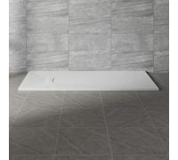 NRG 1800x800mm White SMC Rectangle Shower Tray Slip-Resistance Bathroom Shower Enclosure Base Tray