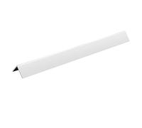 NRG 25x25mm Rigid Angle Trim 2.6m Length for 10mm Thick PVC Panel, White 1 PC