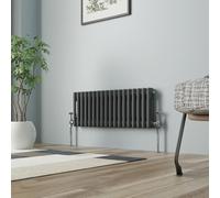 NRG 300 x 830mm Traditional 2 Column Radiators Horizontal Central Heating Cast Iron Rads for Bathroom Living Room and Kitchen
