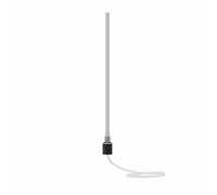 NRG 500W Dual Fuel Towel Rail Heating Element Kit, with Cover Black