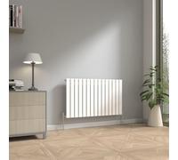 NRG 600 x 1020mm Horizontal Radiator Gloss White Single Flat Panel