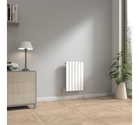 NRG 600 x 408mm Horizontal Radiator Gloss White Single Flat Panel