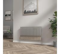 NRG 600x1020mm Horizontal Flat Panel Designer Bathroom Radiator Chrome