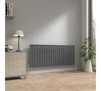 NRG 600x1428mm Horizontal Column Designer Radiator Single Flat Panel Heater